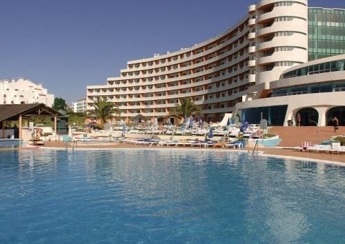 Swimming pool at Paraiso de Albufeira Aparthotel on Algarve coast, Portugal product