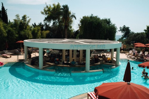 Amphibion Bar area at St Raphael Marina in Limassol, Cyprus. Travel with World Lifetime Journeys