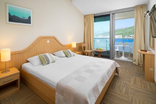 Double room at Valamar Club Dubrovnik Hotel in Dubrovnik, Croatia. Travel with World Lifetime Journeys