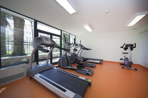 Fitness centre at Bluesun Hotel Neptun near Makarska, Croatia. Travel with World Lifetime Journeys