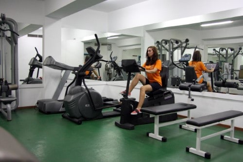 Gym room at Makronisos Holiday Village in Ayia Napa, Cyprus. Travel with World Lifetime Journeys