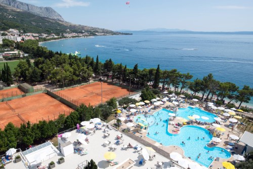 Hotel panorama at Bluesun Hotel Neptun near Makarska, Croatia. Travel with World Lifetime Journeys