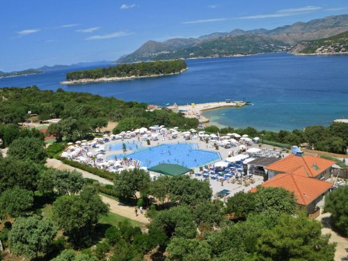 Hotel panorama at Valamar Club Dubrovnik Hotel in Dubrovnik, Croatia. Travel with World Lifetime Journeys