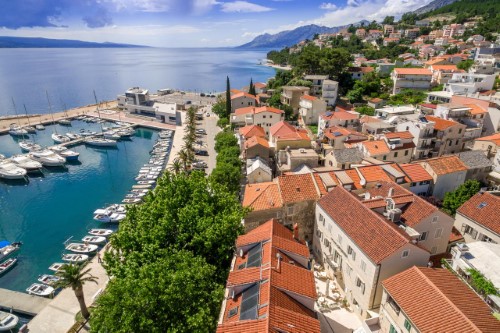 Balcony view at Hotel Croatia in Baska Voda, Croatia. Travel with World Lifetime Journeys