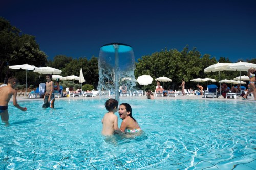 Pool side at Valamar Club Dubrovnik Hotel in Dubrovnik, Croatia. Travel with World Lifetime Journeys