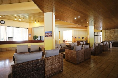 Reception area at Hotel Donat in Zadar, Croatia. Travel with World Lifetime Journeys