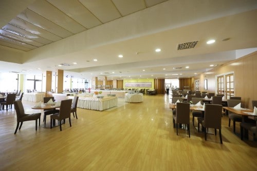 Restaurant area at Hotel Donat in Zadar, Croatia. Travel with World Lifetime Journeys