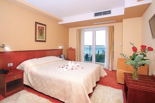 Double room at Grand Hotel Park in Dubrovnik, Croatia. Travel with World Lifetime Journeys