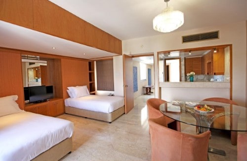 Suite at Poseidonia Beach Hotel in Limassol, Cyprus. Travel with World Lifetime Journeys