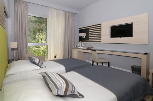 Superior room twin at Hotel Lero in Dubrovnik, Croatia. Travel with World Lifetime Journeys