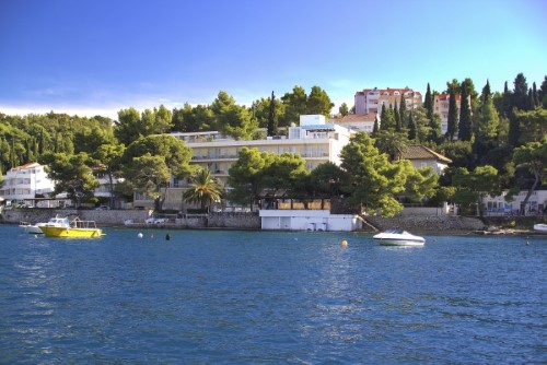 Hotel panorama at Hotel Cavtat in Croatia. Travel with World Lifetime Journeys