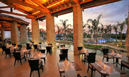 Pool bar at Olympic Lagoon Resort, Ayia Napa. Cyprus. Travel with World Lifetime Journeys