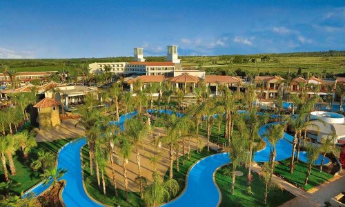 Resort panorama at Olympic Lagoon Resort, Ayia Napa. Cyprus. Travel with World Lifetime Journeys