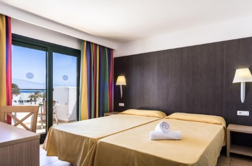 Double room at Blue Bay Lanzarote Hotel in Costa Teguise, Lanzarote. Travel with World Lifetime Journeys