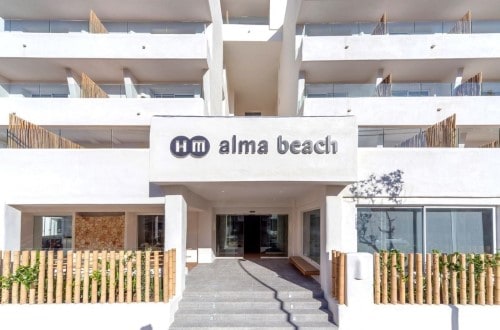 Main entrance at HM Alma Beach in Palma de Mallorca. Travel with World Lifetime Journeys