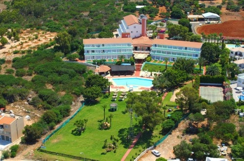 Hotel panorama at Adelais Bay Hotel in Protaras, Cyprus. Travel with World Lifetime Journeys