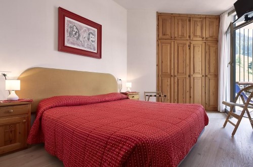 Apartment room at Hotel Portavescovo in Arabba, Italy. Travel with World Lifetime Journeys