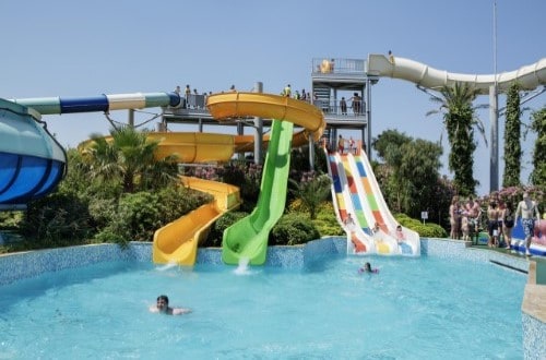 Aquapark at Pine Bay Holiday Resort in Kusadasi, Turkey. Travel with World Lifetime Journeys