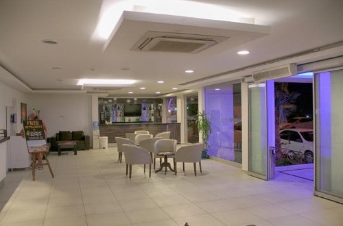 Bar area at Club Shark Hotel in Bodrum, Turkey. Travel with World Lifetime Journeys