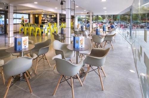 Bar area at Hotel GHT Sa Riera in Tossa de Mar, Spain. Travel with World Lifetime Journeys