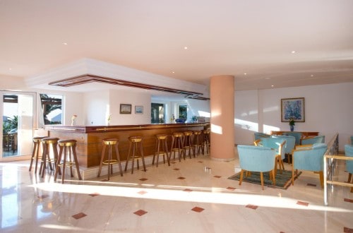 Bar area at Iberostar Creta Panorama and Mare in  Crete, Greece. Travel with World Lifetime Journeys