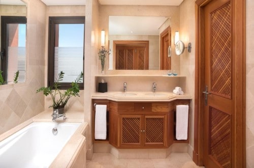 Ensuite bathroom at Sheraton La Caleta Resort & Spa in Costa Adeje, Tenerife. Travel with World Lifetime Journeys