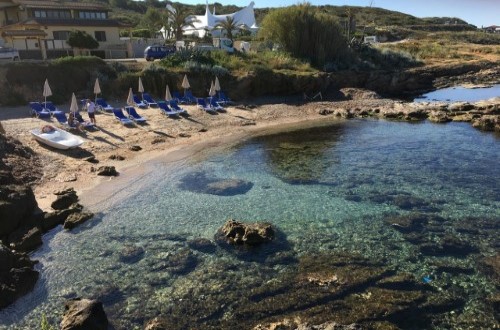 Beach area at Hotel Calabona in Alghero, Sardinia. Travel with World Lifetime Journeys