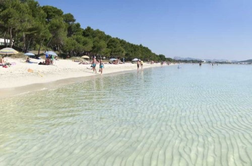 Beach area at Sol Alcudia Center Apartamentos in Alcudia, Mallorca. Travel with World Lifetime Journeys