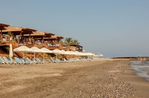 Beach view at Long Beach Harmony in Alanya, Turkey. Travel with World Lifetime Journeys