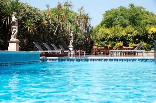 Beautiful pool at Augusta Club Hotel and Spa in Lloret de Mar, Spain. Travel with World Lifetime Journeys