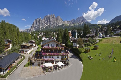 Beautiful view at Sport Hotel Barisetti in Cortina D’Ampezzo, Italy. Travel with World Lifetime Journeys