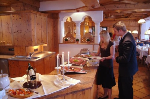 Buffet breakfast at Alpine Resort Zell am See in Austria. Travel with World Lifetime Journeys