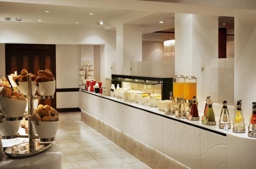 Buffet breakfast at Crowne Plaza – Le Palace in Brussels, Belgium. Travel with World Lifetime Journeys