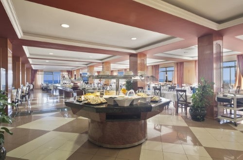 Buffet restaurant at Best Hotel Triton in Benalmadena, Malaga. Travel with World Lifetime Journeys