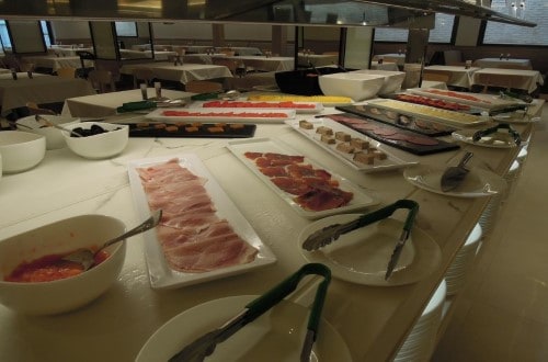 Buffet restaurant at Hotel Presidente in Benidorm, Spain. Travel with World Lifetime Journeys