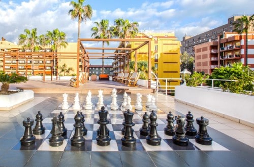 Entertainment chess at Be Live Adults Only in Puerto de la Cruz, Tenerife. Travel with World Lifetime Journeys