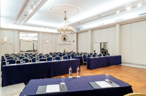 Conference room at Hotel Metropole in Brussels, Belgium. Travel with World Lifetime Journeys