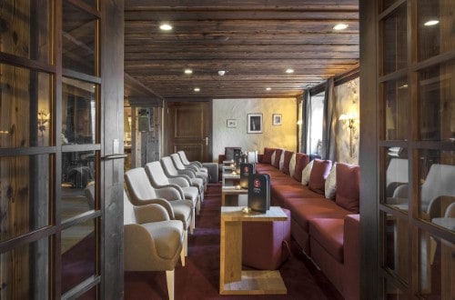 Davidoff lounge at Hotel Sunstar Arosa, Switzerland. Travel with World Lifetime Journeys