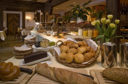 Delicious food at Hotel Allalin in Saas Fee, Switzerland. Travel with World Lifetime Journeys