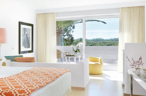 Double room at Grecotel Creta Palace in Rethymno, Crete. Travel with World Lifetime Journeys