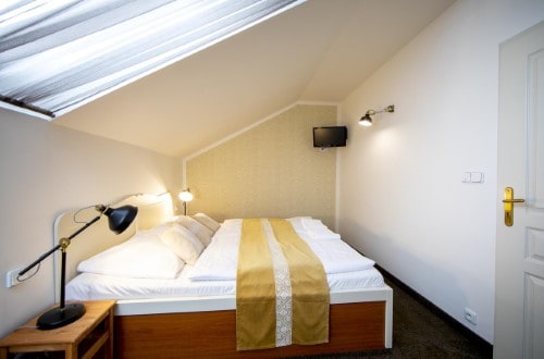 Double room at Hotel Amadeus in Prague, Czech Republic. Travel with World Lifetime Journeys