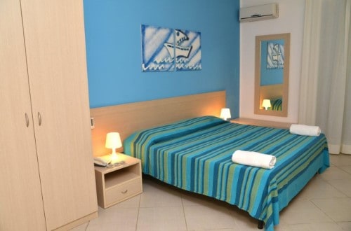 Double room at Hotel Baia del Sole in South Sicily, Italy. Travel with World Lifetime Journeys