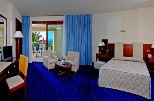 Double room at Hotel Carlos V in Alghero, Italy. Travel with World Lifetime Journeys