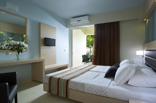 Double room at Hotel Eleftheria in Chania area, Crete. Travel with World Lifetime Journeys