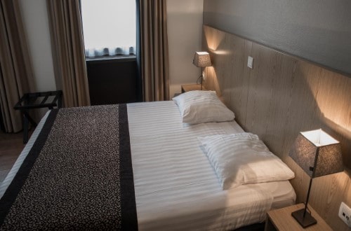 Double room at Hotel Floris Ustel in Brussels, Belgium. Travel with World Lifetime Journeys