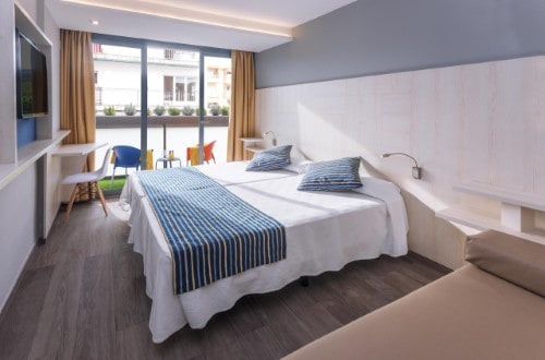 Double room at Hotel GHT Sa Riera in Tossa de Mar, Spain. Travel with World Lifetime Journeys