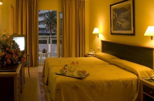 Double room at Hotel Las Arenas in Benalmadena, Malaga. Travel with World Lifetime Journeys