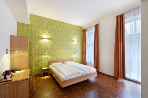 Double room at Hotel Mocca in Vienna, Austria. Travel with World Lifetime Journeys