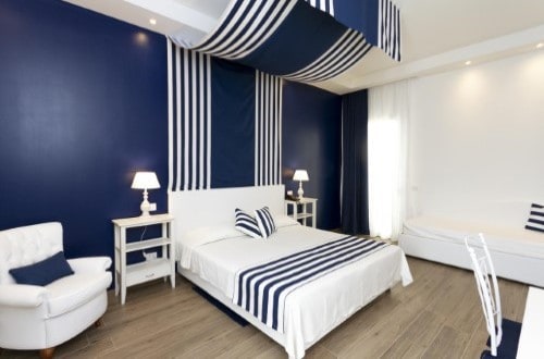 Double room at Hotel Nautilus in Cagliari, Italy. Travel with World Lifetime Journeys