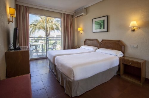 Double room at Hotel Palmasol Benalmadena in Spain. Travel with World Lifetime Journeys